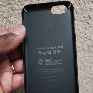 NEW Ring SLIM Black Phone Case